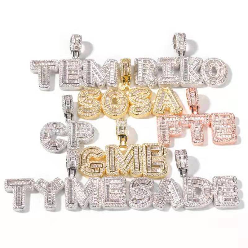 Hip Hop Custom Name Letters Pendant Necklace With Free 24inch Rope Chain Gold Silver Bling CZ Men Pendant Jewelry
Hip Hop Custom Name Letters Pendant Necklace With Free 24inch Rope Chain Gold Silver Bling CZ Men Pendant Jewelry