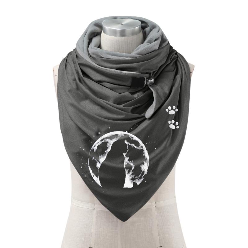 Scarves Women Vintage Floral Printing Scarf Button Soft Wrap Casual Winter Warm Shawls Plain Hijab #T2G, Blue;gray
Scarves Women Vintage Floral Printing Scarf Button Soft Wrap Casual Winter Warm Shawls Plain Hijab #T2G, Blue;gray