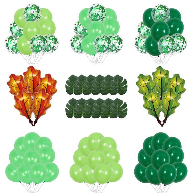 Party Decoration Jungle Green Latex Balloons Birthday Palm Leaf Foil Balloon Safari Anniversaire Baby Shower Ballon
Party Decoration Jungle Green Latex Balloons Birthday Palm Leaf Foil Balloon Safari Anniversaire Baby Shower Ballon