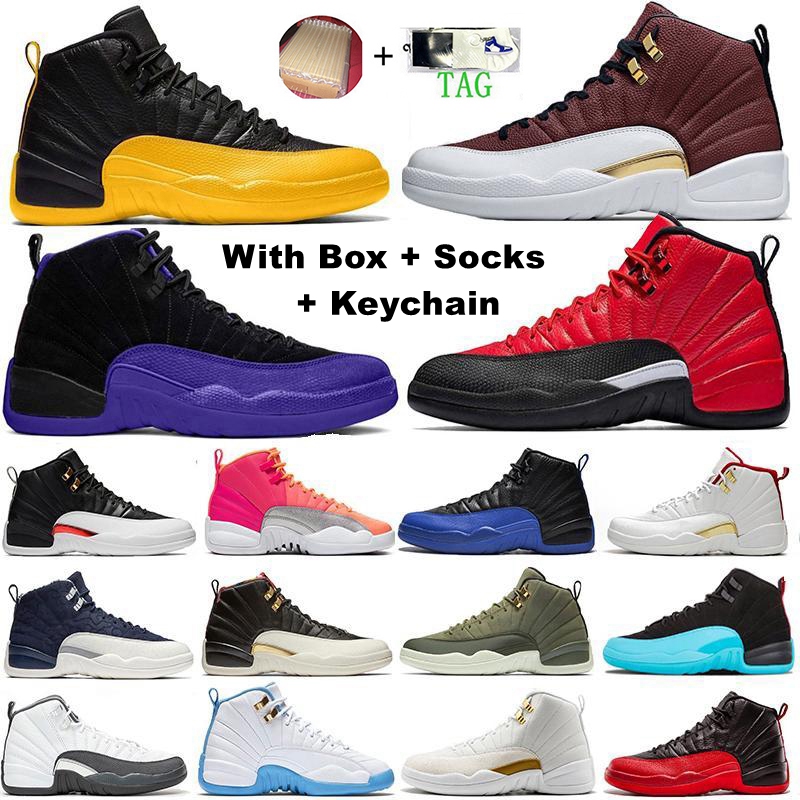 2021 New 12s Jumpman University Gold Black Mens Basketball Shoes Michigan Game Royal White Retroes 12 Playoffs Designer Trainers, 1.game royal 
2021 New 12s Jumpman University Gold Black Mens Basketball Shoes Michigan Game Royal White Retroes 12 Playoffs Designer Trainers, 1.game royal
