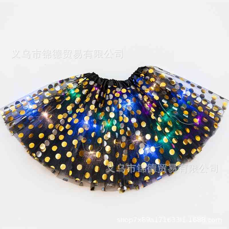 2021Ins children's mesh dot hot gold shiny Tutu Skirt LDE light skirt new style, White
2021Ins children's mesh dot hot gold shiny Tutu Skirt LDE light skirt new style, White