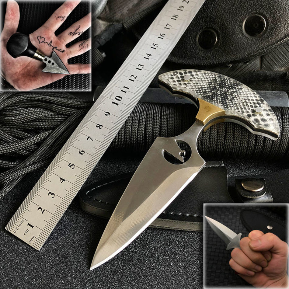 Defensive Outdoor MultiDesignerfunctional Military Knife Hand Stab Portable Short Fist Fruit Small Sharp Tea UPG7
Defensive Outdoor MultiDesignerfunctional Military Knife Hand Stab Portable Short Fist Fruit Small Sharp Tea UPG7