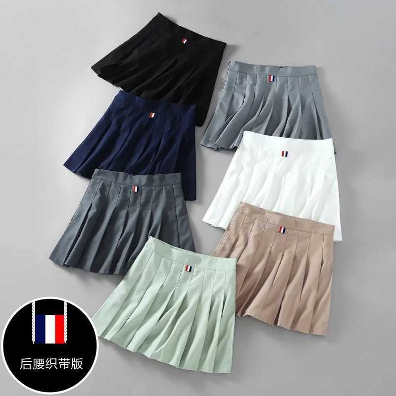 Summer French High Waist Pleated Mini Skirt Boho Sexy Women Korean Harajuku Skirts Gothic Kawaii Bohemian LP49 210603