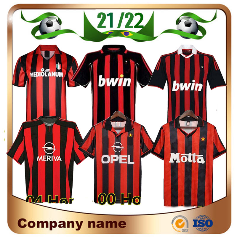 1998 AC Retro KAKA Soccer Jerseys 00 01 02 03 04 05 06 07 GATTUSO GULLIT VAN BASTEN BARESI RONALDO 93 94 95 96 MILAN RIVALDO WEAH football shirt uniform, 95/96 away
1998 AC Retro KAKA Soccer Jerseys 00 01 02 03 04 05 06 07 GATTUSO GULLIT VAN BASTEN BARESI RONALDO 93 94 95 96 MILAN RIVALDO WEAH football shirt uniform, 95/96 away