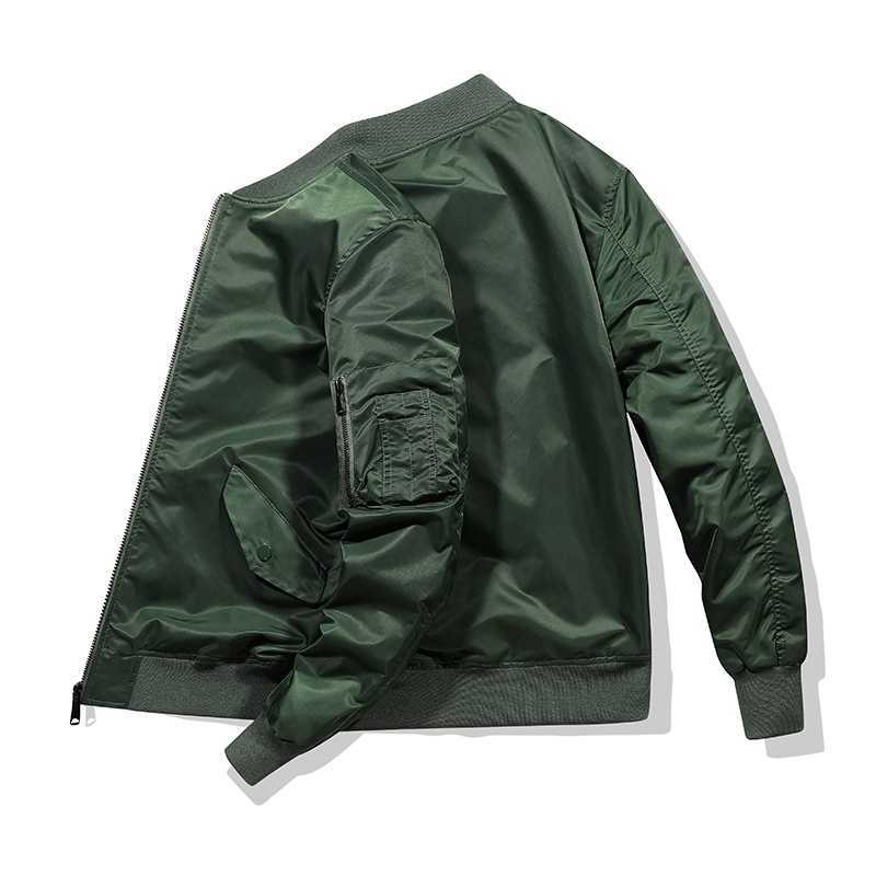 Pilot jacket spring and autumn thin wear US Air Force trendy MA1 Baseball Jacket men's, Black;brown
Pilot jacket spring and autumn thin wear US Air Force trendy MA1 Baseball Jacket men's, Black;brown