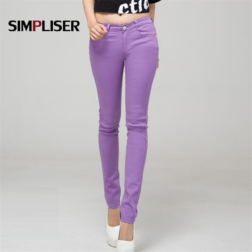 Pants Women White Red Black 20 Candy Color Jeans Plus Size Skinny Trousers Stretch Leggings Femme Pantalon 210708, Purple
Pants Women White Red Black 20 Candy Color Jeans Plus Size Skinny Trousers Stretch Leggings Femme Pantalon 210708, Purple