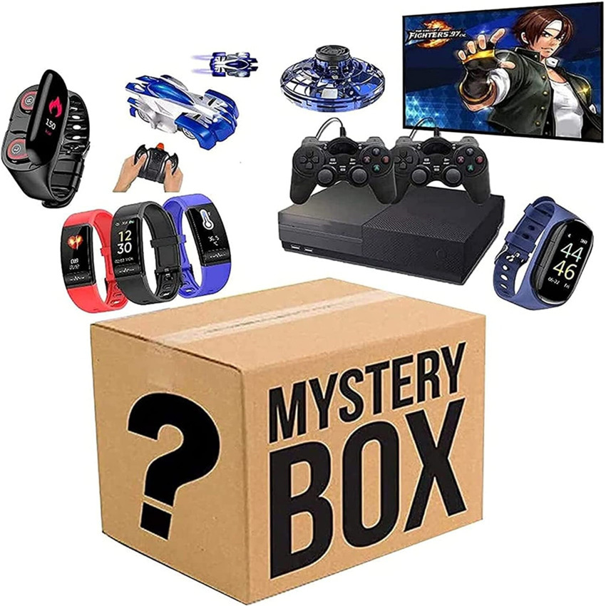 mystery box electronics, boxes random, birthday surprise favors , lucky for adults gift, such as drones, smart watches-f
mystery box electronics, boxes random, birthday surprise favors , lucky for adults gift, such as drones, smart watches-f