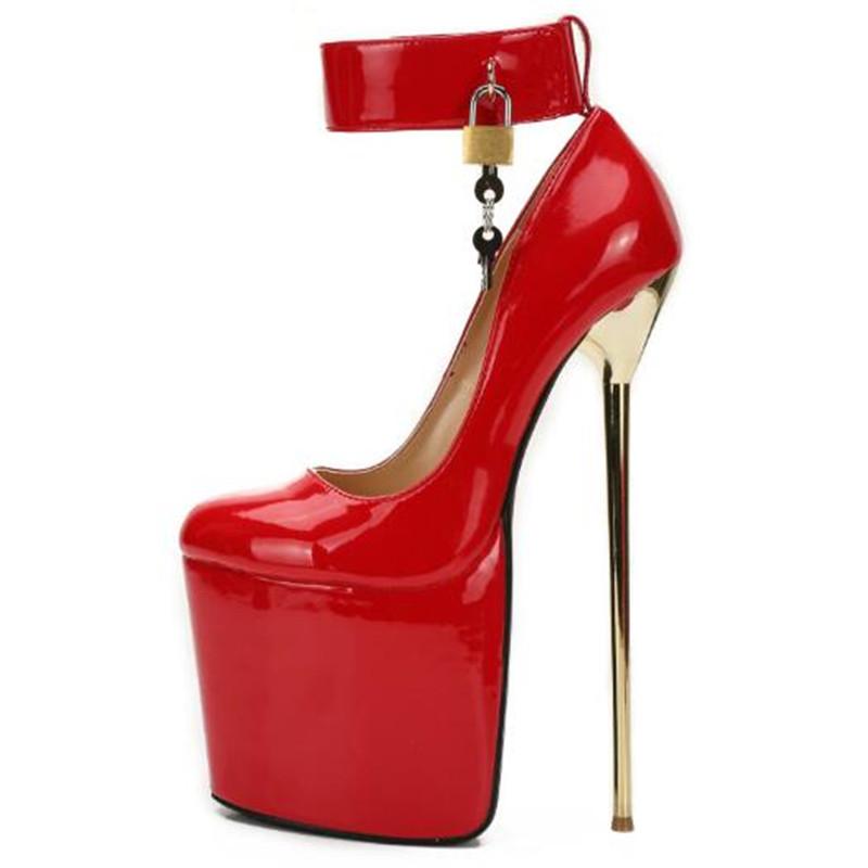 Dress Shoes Women Round Toe Pumps Solid Color 22CM Thin High Heels Patent Leather Buckle Strap Fashion Party, Black 
Dress Shoes Women Round Toe Pumps Solid Color 22CM Thin High Heels Patent Leather Buckle Strap Fashion Party, Black