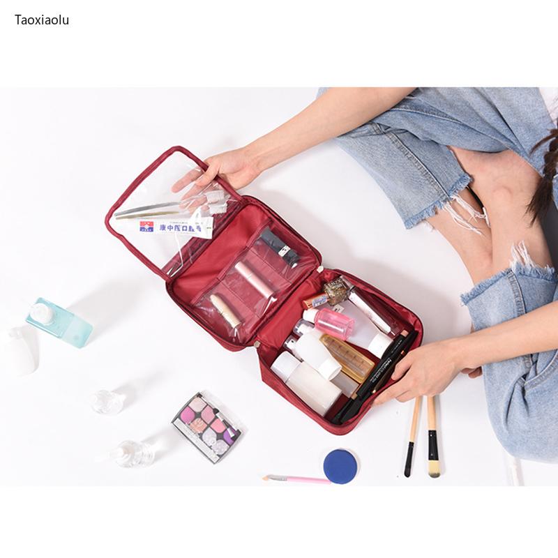 High Capacity Cosmetic Bags Makeup Bag Women Travel Toiletry Bag Professional Storage Brush Necessaries Make Up Organizer Case, Black
High Capacity Cosmetic Bags Makeup Bag Women Travel Toiletry Bag Professional Storage Brush Necessaries Make Up Organizer Case, Black