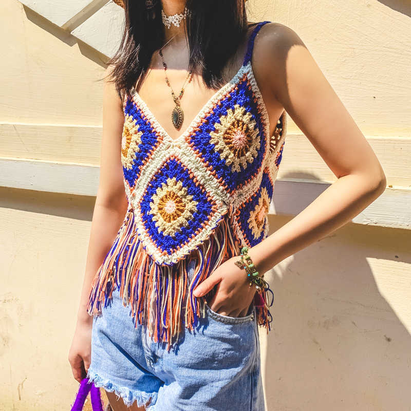 Casual Women Lady Knit Crochet Tassel Sexy Beach Bustier Crop top Hollow out Tank Top Clothes Fashion BEACH BOHEMIAN 210601, Navy blue
Casual Women Lady Knit Crochet Tassel Sexy Beach Bustier Crop top Hollow out Tank Top Clothes Fashion BEACH BOHEMIAN 210601, Navy blue