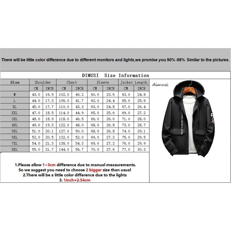 DIMUSI Spring Autumn Mens Bomber Jackets Male Fashion Anorak Hip Hop Streetwear Jackets Men's Patchwork Windbreaker Coats 8XL T200502