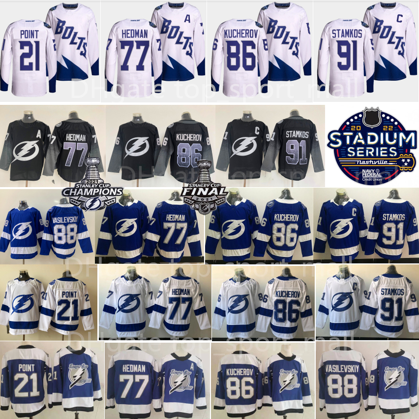 2022 Stadium Series Tampa Bay Lightning Brayden Point Jersey Steven Stamkos Victor Hedman Nikita Kucherov Andrei Vasilevskiy Hockey Reverse Retro Final Champions, 91
2022 Stadium Series Tampa Bay Lightning Brayden Point Jersey Steven Stamkos Victor Hedman Nikita Kucherov Andrei Vasilevskiy Hockey Reverse Retro Final Champions, 91