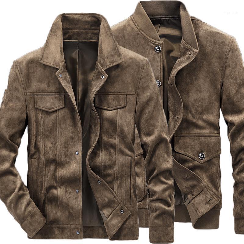 Men's Jackets Autumn Men Vintage Leather Suede Jacket Coat Mens Bomber Male Flight Coats Motorcycle Outfit, Photo color
Men's Jackets Autumn Men Vintage Leather Suede Jacket Coat Mens Bomber Male Flight Coats Motorcycle Outfit, Photo color