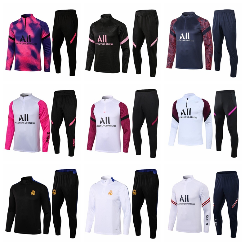 2021 2022 MESSI Tracksuit Real Madrid Men Football Training Suits HAZARD Soccer MBAPPE PARIS BENZEMA Survetement Maillots de Foot Enfants Kids Chandal Kits, Paris 21 22 black
2021 2022 MESSI Tracksuit Real Madrid Men Football Training Suits HAZARD Soccer MBAPPE PARIS BENZEMA Survetement Maillots de Foot Enfants Kids Chandal Kits, Paris 21 22 black