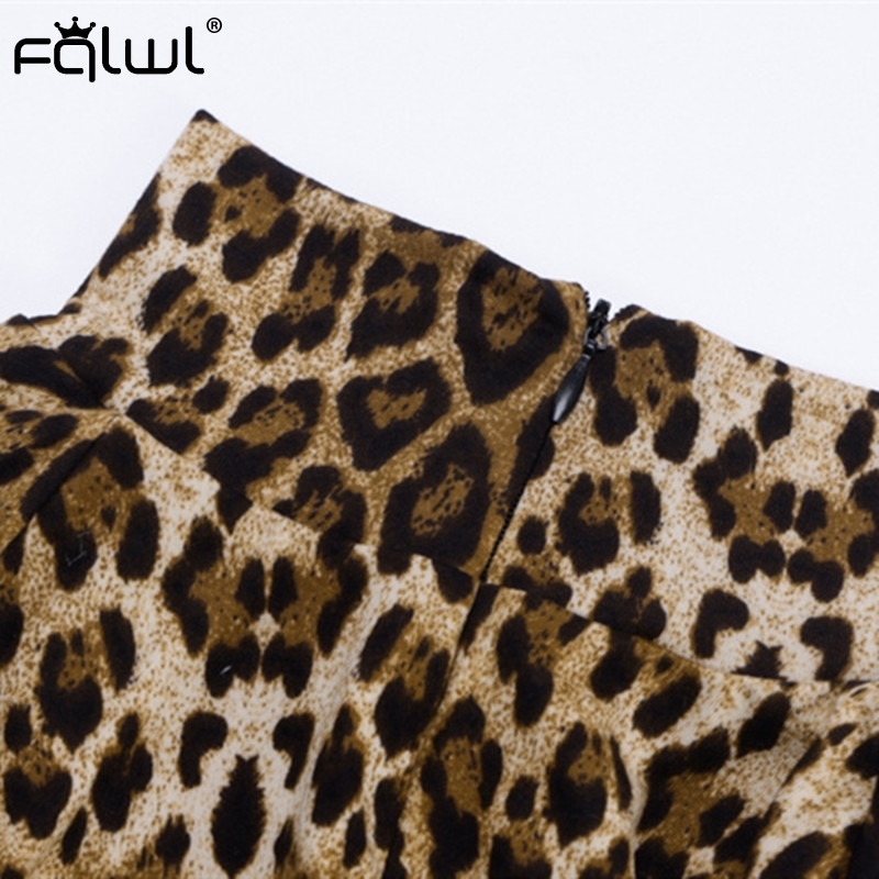 FQLWL Zipper Skinny Summer Sexy Rompers Womens Jumpsuit Female Playsuit One Piece Bodycon Short Ladies Leopard Jumpsuit Women T200527