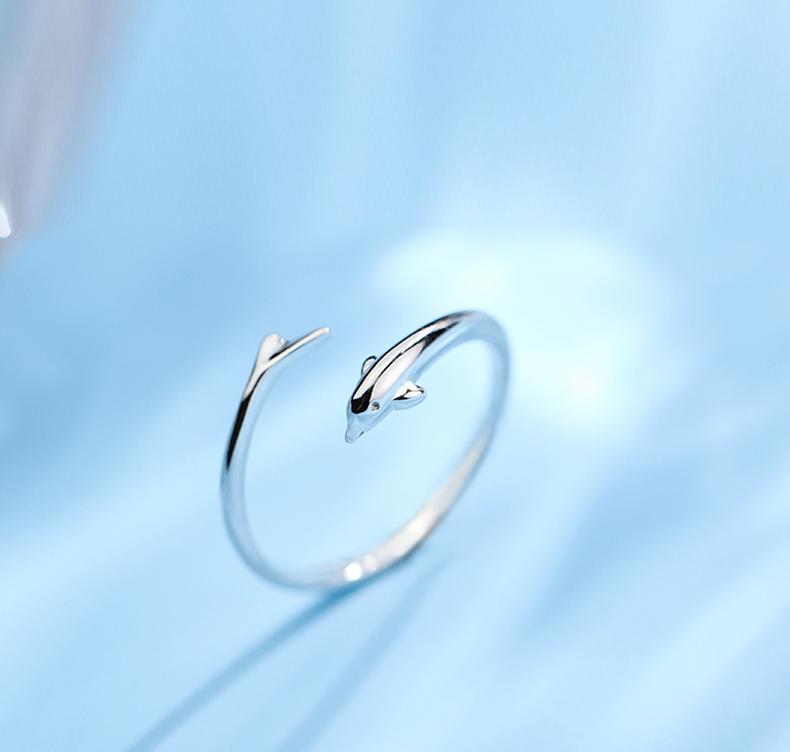 Ring S999 Sterling Silver Female Rings Dolphin Tail Niche Original Design Lettering Opening
Ring S999 Sterling Silver Female Rings Dolphin Tail Niche Original Design Lettering Opening