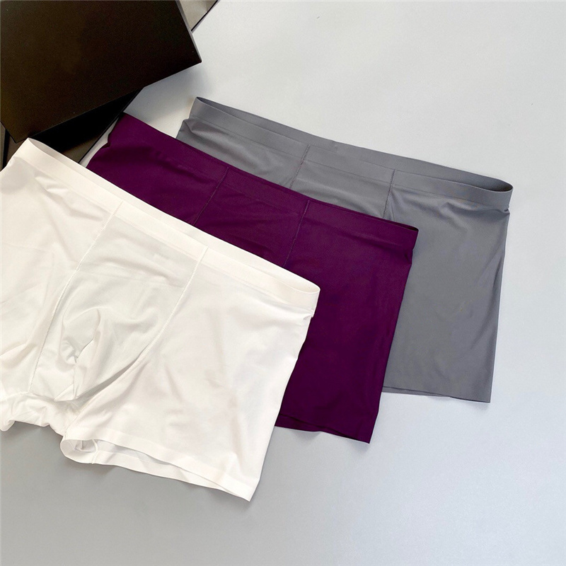Luxury Mens Underwear High-quality ice silk invisible Non-slip Seamless underwear Summer Breathe Functional Designer Boxer Briefs, See details
Luxury Mens Underwear High-quality ice silk invisible Non-slip Seamless underwear Summer Breathe Functional Designer Boxer Briefs, See details