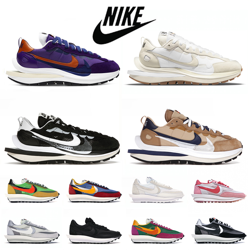Top Quality Sacai Vaporwaffle Women Mens Running Shoes LD Waffle Dark Iris Sail Sesame Blue Void Black Gum White Nylon Pine Green Pegasus Sp
Top Quality Sacai Vaporwaffle Women Mens Running Shoes LD Waffle Dark Iris Sail Sesame Blue Void Black Gum White Nylon Pine Green Pegasus Sp