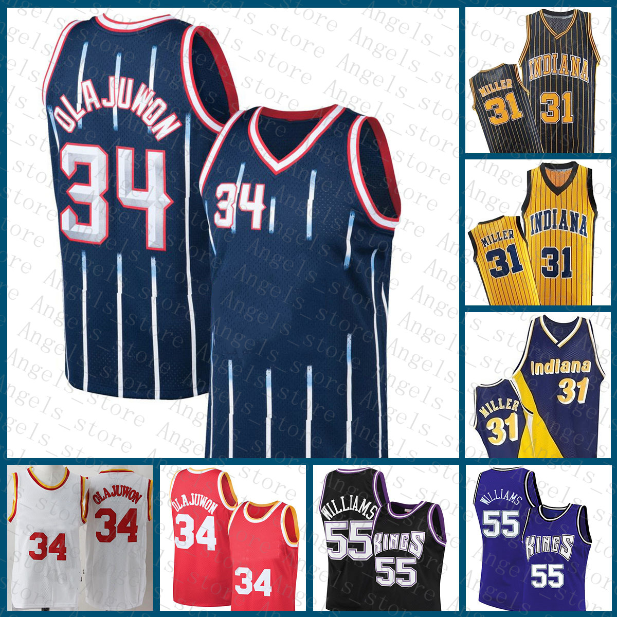 2021 New IndianaPacersHoustonRocketsSacramentoKingsNew Hakeem 34 Olajuwon Basketball Jersey Mens Reggie, Black;red
2021 New IndianaPacersHoustonRocketsSacramentoKingsNew Hakeem 34 Olajuwon Basketball Jersey Mens Reggie, Black;red