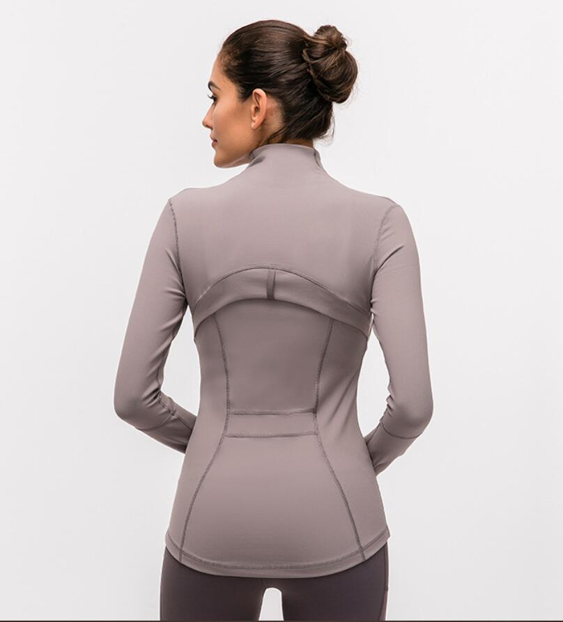 L-78 Yoga Jacket Elastic Zipper Long Sleeve Tops Gym Clothes Women Casual Running Sport Coat Shirt match for Yoga Leggings Pants, Li ming ash
L-78 Yoga Jacket Elastic Zipper Long Sleeve Tops Gym Clothes Women Casual Running Sport Coat Shirt match for Yoga Leggings Pants, Li ming ash