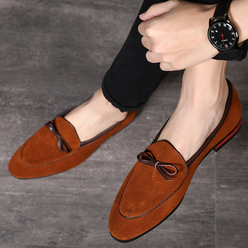 Spring Men's Tassel Suede Loafers Italian Style Scrub Leather Slip-On Casual Men Shoes Gentleman Fashion Designer Shoes 210302, Black
Spring Men's Tassel Suede Loafers Italian Style Scrub Leather Slip-On Casual Men Shoes Gentleman Fashion Designer Shoes 210302, Black