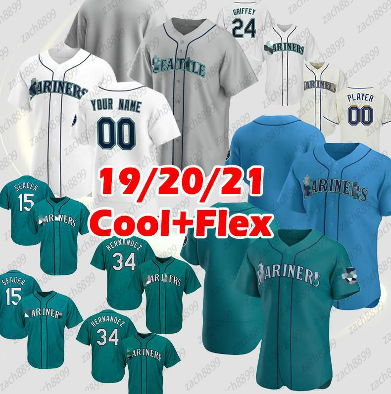 24 Ken Griffey Jr. Custom Baseball Jerseys Suzuki Ichiro Felix Hernandez Seattle Edgar Martinez Mitch Haniger Kyle Seager Marco Gonzales, Blue;black
24 Ken Griffey Jr. Custom Baseball Jerseys Suzuki Ichiro Felix Hernandez Seattle Edgar Martinez Mitch Haniger Kyle Seager Marco Gonzales, Blue;black
