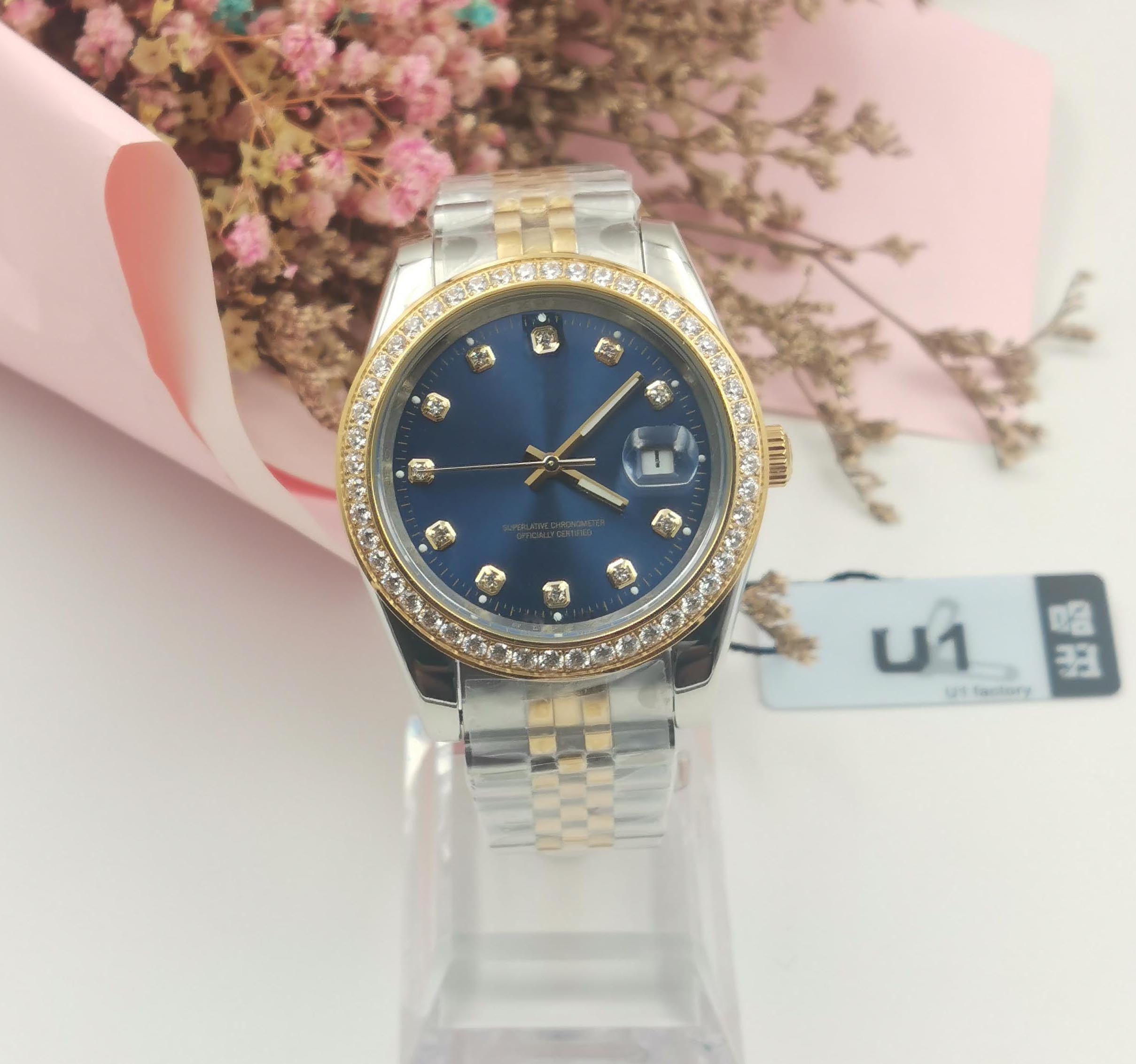 Fashion 36/41mm Mechanical Mens Watches Bezel Stainless Steel Women Diamond Lady Watch Waterproof Luminous Wristwatches montre de luxe gifts, Box
Fashion 36/41mm Mechanical Mens Watches Bezel Stainless Steel Women Diamond Lady Watch Waterproof Luminous Wristwatches montre de luxe gifts, Box