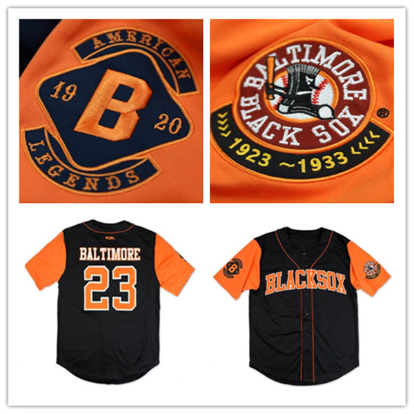 Custom Big Boy Baltimore Black Sox Legacy NLBM Negro Leagues Man Baseball Jersey Black Orange Alternate Size S-3XL, As pic
Custom Big Boy Baltimore Black Sox Legacy NLBM Negro Leagues Man Baseball Jersey Black Orange Alternate Size S-3XL, As pic