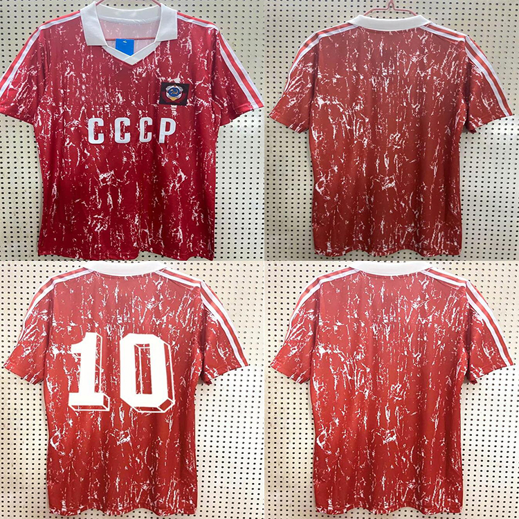 1990 Soviet Union retro world cup soccer jersey 1989 1991 USSR home Aleinikov Protasov Zavarov classic vintageMEN football shirt, Black;yellow
1990 Soviet Union retro world cup soccer jersey 1989 1991 USSR home Aleinikov Protasov Zavarov classic vintageMEN football shirt, Black;yellow