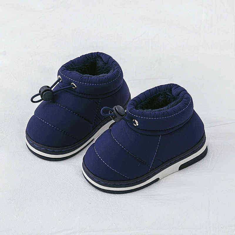 Kids Shoes Baby Boots Winter Snow Boots Keep Warm Cotton Shoes Children Waterproof Snow Boots Indoor Thicken Loafers SWB001 211108