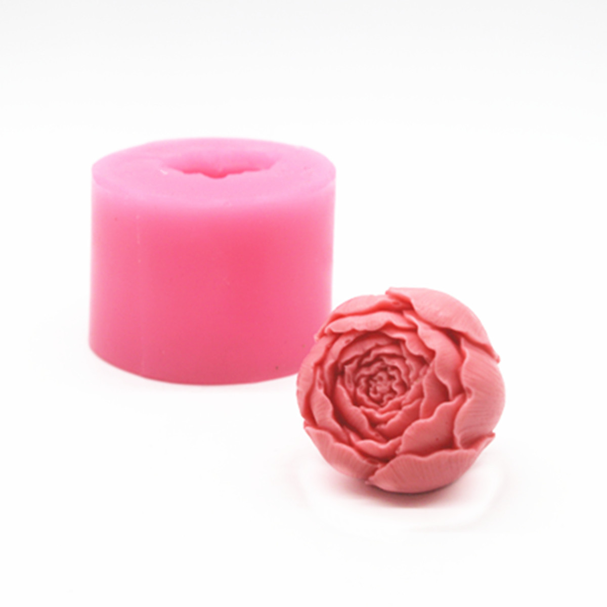 Silicone Flower Cake Mold - Rose Shaped Chocolate Molding Kit for Homemade Treats