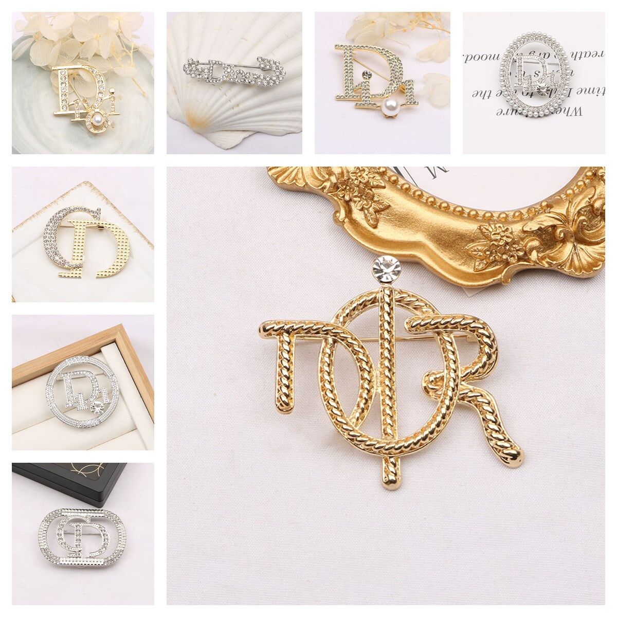 15 Style Luxury Brand Designer Letter Pins Brooches Women Gold Silver Crysatl Pearl Rhinestone Cape Buckle Brooch Suit Pin Wedding Party Jewerlry Accessories
15 Style Luxury Brand Designer Letter Pins Brooches Women Gold Silver Crysatl Pearl Rhinestone Cape Buckle Brooch Suit Pin Wedding Party Jewerlry Accessories