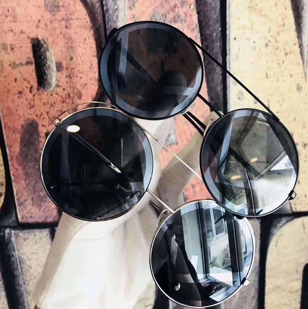 Run Away Round Sunglasses Black Metal / Grey Lens Sonnenbrille occhiali da sole Women Fashion Sunglasses Shades with box, White;black
Run Away Round Sunglasses Black Metal / Grey Lens Sonnenbrille occhiali da sole Women Fashion Sunglasses Shades with box, White;black