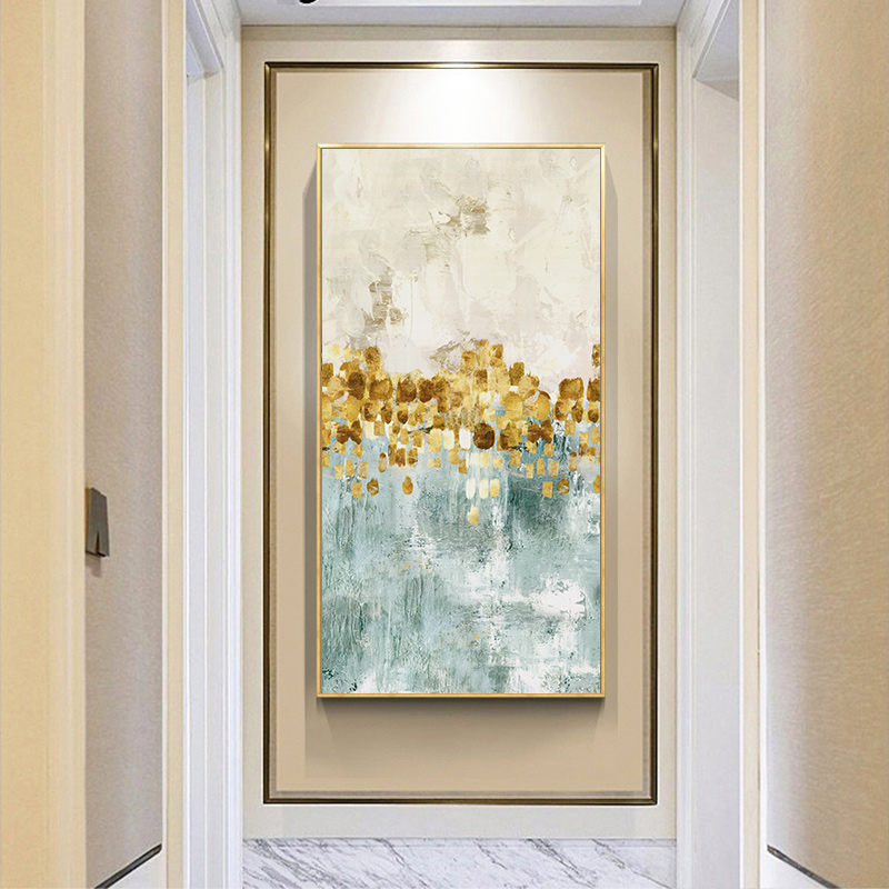 Big Size Nordic Vintage Abstract Golden Rich Tree Poster Canvas Painting Wall Art Pictures for Living Room Cuadros Home Decor