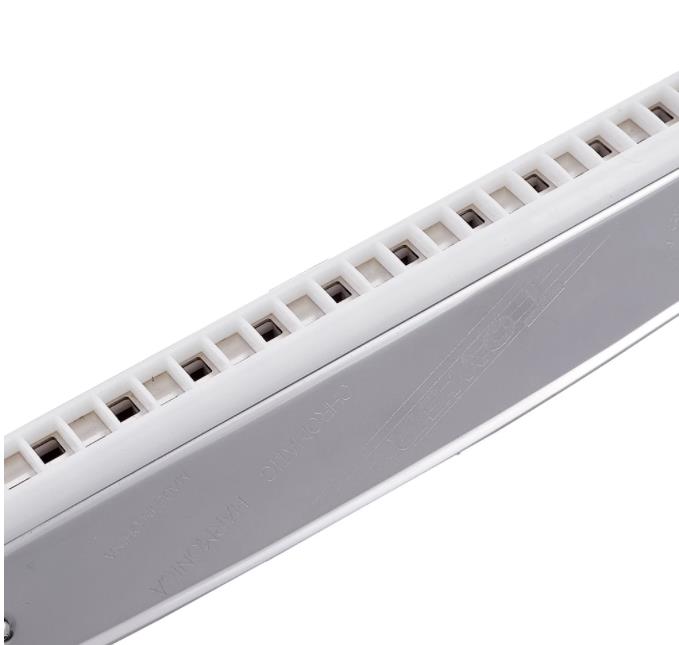 24 Holes Chromatic Harmonica C Key Slive Professional Mouth Organ Portable Tremolo Mini Harps Woodwind Instruments