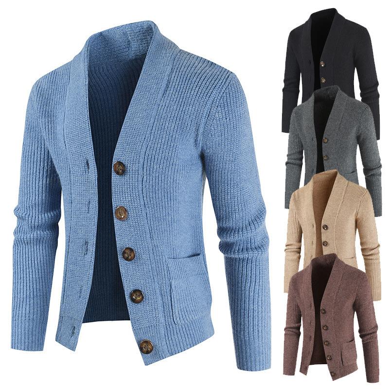 Men's Sweaters Plus Size -3XL Solid Color Cardigan Sweater Men Autumn Winter Knitted Jackets Coat Stand Collar Warm Thick Pull Homme, Black
Men's Sweaters Plus Size -3XL Solid Color Cardigan Sweater Men Autumn Winter Knitted Jackets Coat Stand Collar Warm Thick Pull Homme, Black
