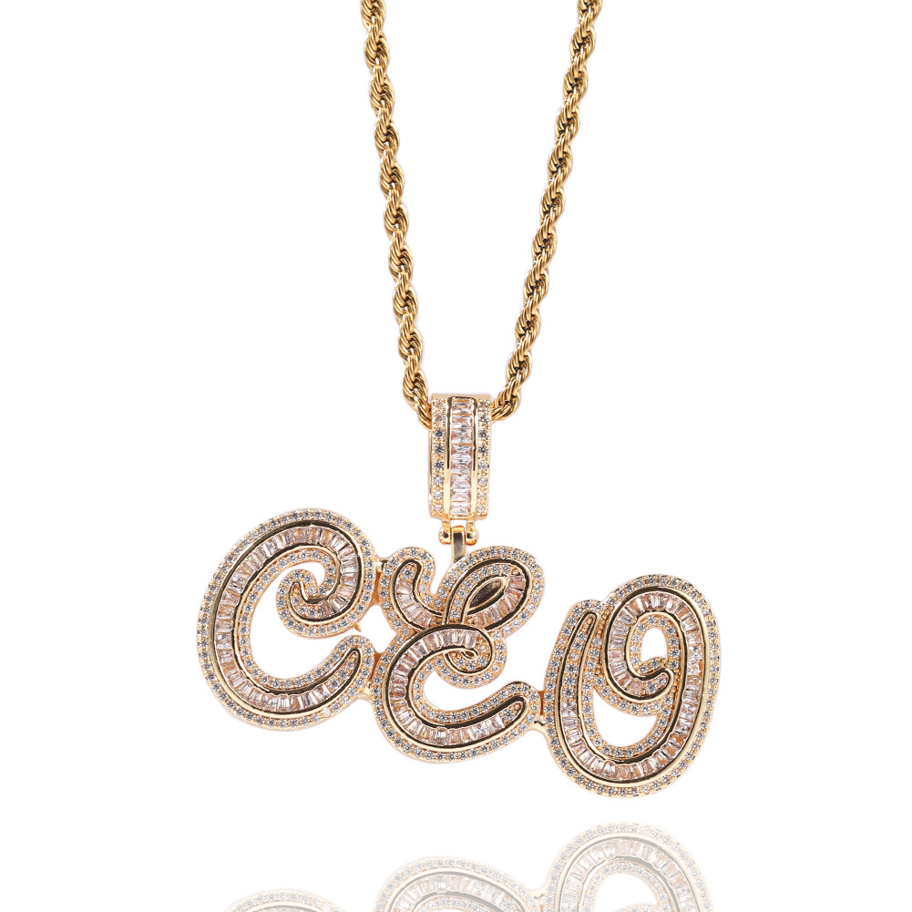 A-Z Custom Name Letters Necklaces Mens Fashion Hip Hop Jewelry Cursive Iced Out Gold Initial Letter Pendant Necklace
A-Z Custom Name Letters Necklaces Mens Fashion Hip Hop Jewelry Cursive Iced Out Gold Initial Letter Pendant Necklace