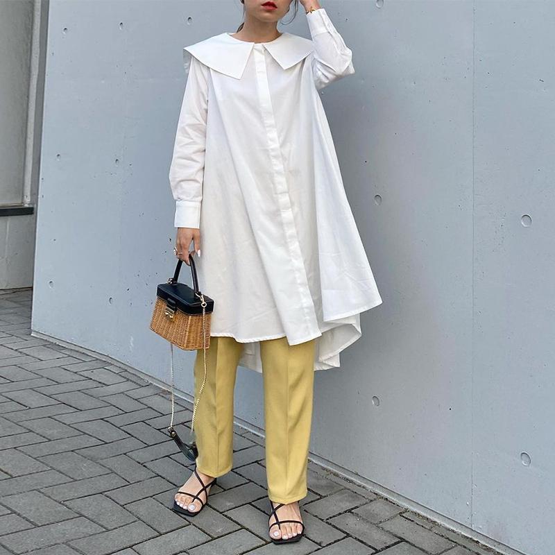 Women's Blouses & Shirts Stylish Women Casual Long Shirt ZANZEA Oversized Spring Blouse Solid Loose Work Tunic Tops Female Sleeve Blusas Che, White
Women's Blouses & Shirts Stylish Women Casual Long Shirt ZANZEA Oversized Spring Blouse Solid Loose Work Tunic Tops Female Sleeve Blusas Che, White