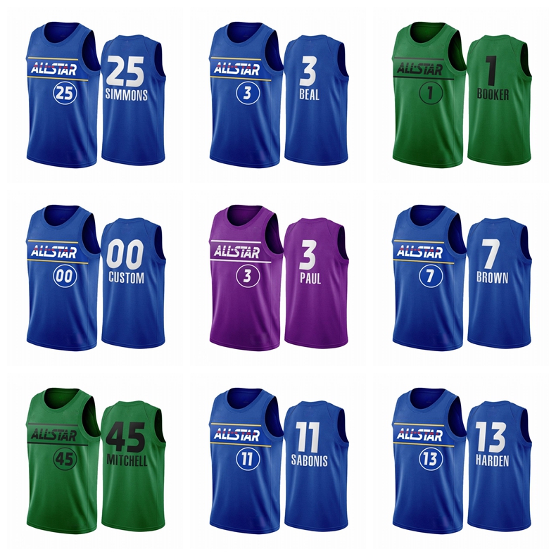 Chris Paul Skills Challenge 2021 All-Star Purple Blue Harden Suns Blazers Warriors Nets NBA Basketball Jersey, Black
Chris Paul Skills Challenge 2021 All-Star Purple Blue Harden Suns Blazers Warriors Nets NBA Basketball Jersey, Black