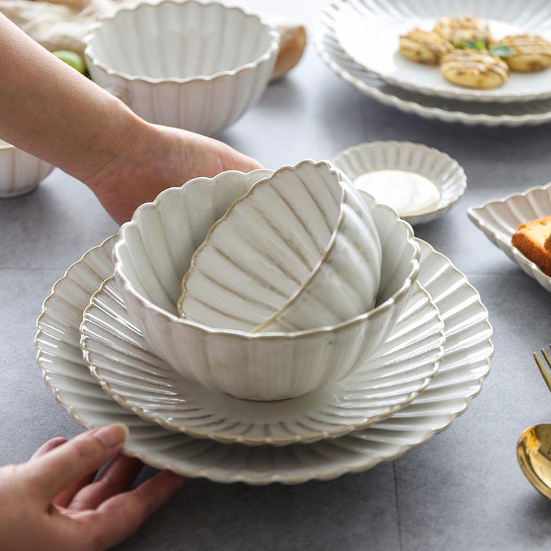 Dinnerware Sets Japanese Style Lace Kiln Glazed Ceramic Tableware Set Rice Bowl Fish Plate Household Products Kitchen Supplies Kitchenware
Dinnerware Sets Japanese Style Lace Kiln Glazed Ceramic Tableware Set Rice Bowl Fish Plate Household Products Kitchen Supplies Kitchenware