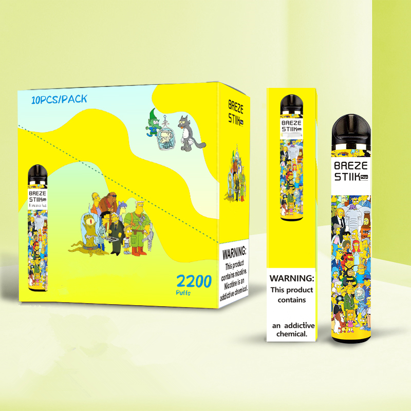 Breze Stiik Mega Disposable E cigarettes Kit 900mah Battery 2200 Puffs 6ml Cartridge Vape Pen Air bar max puff plus vfun
Breze Stiik Mega Disposable E cigarettes Kit 900mah Battery 2200 Puffs 6ml Cartridge Vape Pen Air bar max puff plus vfun
