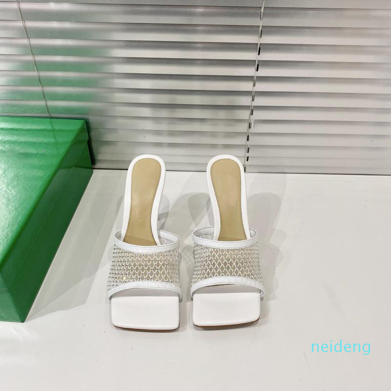 2021 ladies summer slippers, open-toed stilettos suitable for mature women, mesh 2021 stilettos, White
2021 ladies summer slippers, open-toed stilettos suitable for mature women, mesh 2021 stilettos, White