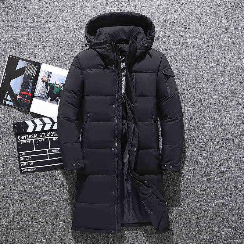 Men's Winter Thickened Down Jacket Warm Down Outwear Coat 2021 New Male Fashion Long White Duck Hooded Down Parkas Plus Size 5XL G1115, Black
Men's Winter Thickened Down Jacket Warm Down Outwear Coat 2021 New Male Fashion Long White Duck Hooded Down Parkas Plus Size 5XL G1115, Black