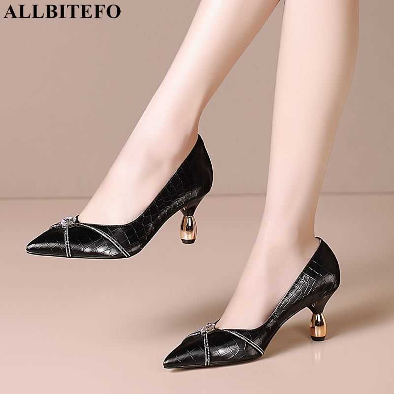 ALLBITEFO size 33-43 golden heel genuine leather high heels stiletto fashion party wedding shoes women heels shoes 210611, As picture
ALLBITEFO size 33-43 golden heel genuine leather high heels stiletto fashion party wedding shoes women heels shoes 210611, As picture