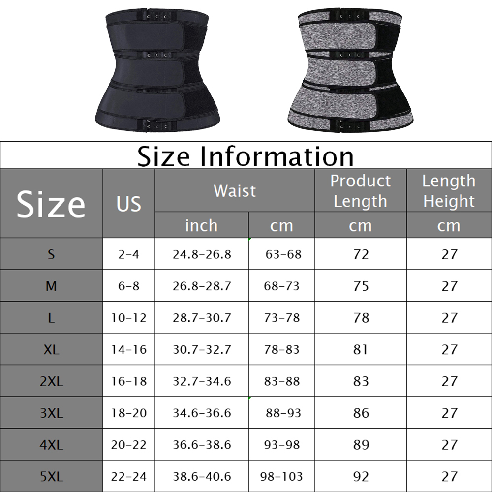Neoprene Waist Trainer Women Corsets Sweat Belts For Women Corset Tummy Body Shaper Fitness Modeling Strap Waste Trainer faja 210305