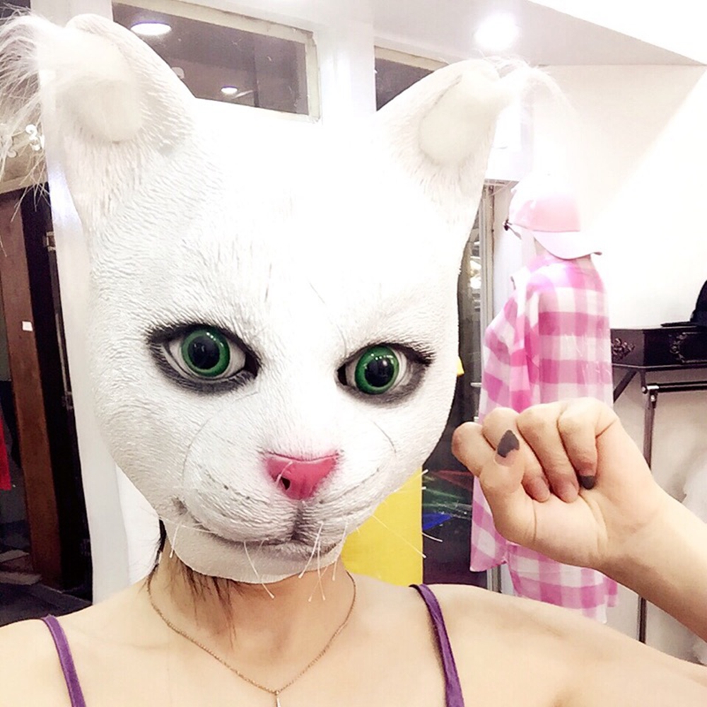 Funny Halloween Cute Realistic Cat Latex Mask Adult Full Face Latex Mask Halloween Masquerade Cosplay Party Mask
Funny Halloween Cute Realistic Cat Latex Mask Adult Full Face Latex Mask Halloween Masquerade Cosplay Party Mask