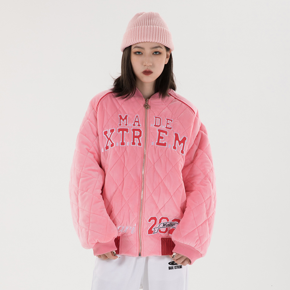 2021 New Reflective Letter Embroidery Thick Jackets Coat Soft Cozy Warm Winter Jacket Men College Style Couple Streetwear Rolu, Pink
2021 New Reflective Letter Embroidery Thick Jackets Coat Soft Cozy Warm Winter Jacket Men College Style Couple Streetwear Rolu, Pink