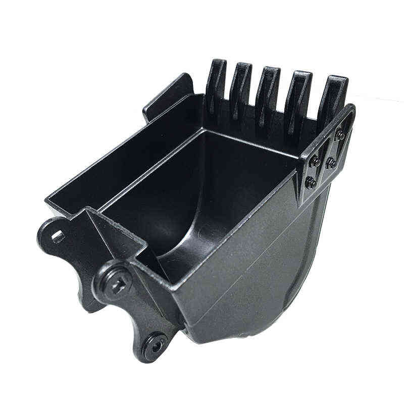 RC Excavator Accessories Full Metal Bucket Drill Grabber Scratch Wood Cutters Alloy Gun Handle Remote Control Truck Spare Parts 211102