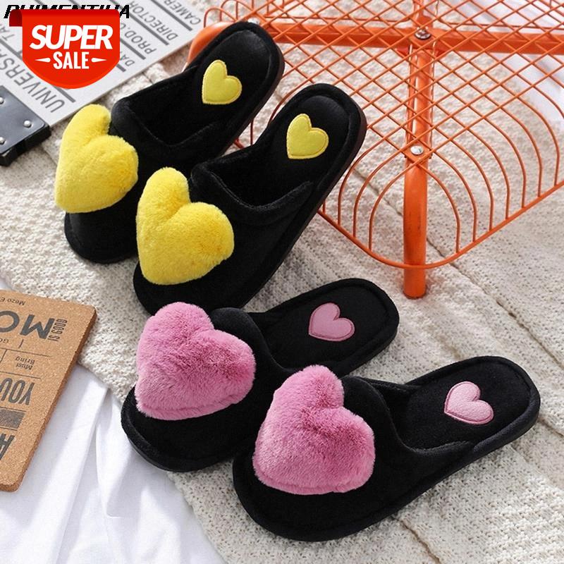 Puimentua Warm Soft Women Slippers Women Love Heart Cotton Slippers Winter Non-Slip Floor Home Furry Shoes Bedroom #G05J, Black
Puimentua Warm Soft Women Slippers Women Love Heart Cotton Slippers Winter Non-Slip Floor Home Furry Shoes Bedroom #G05J, Black