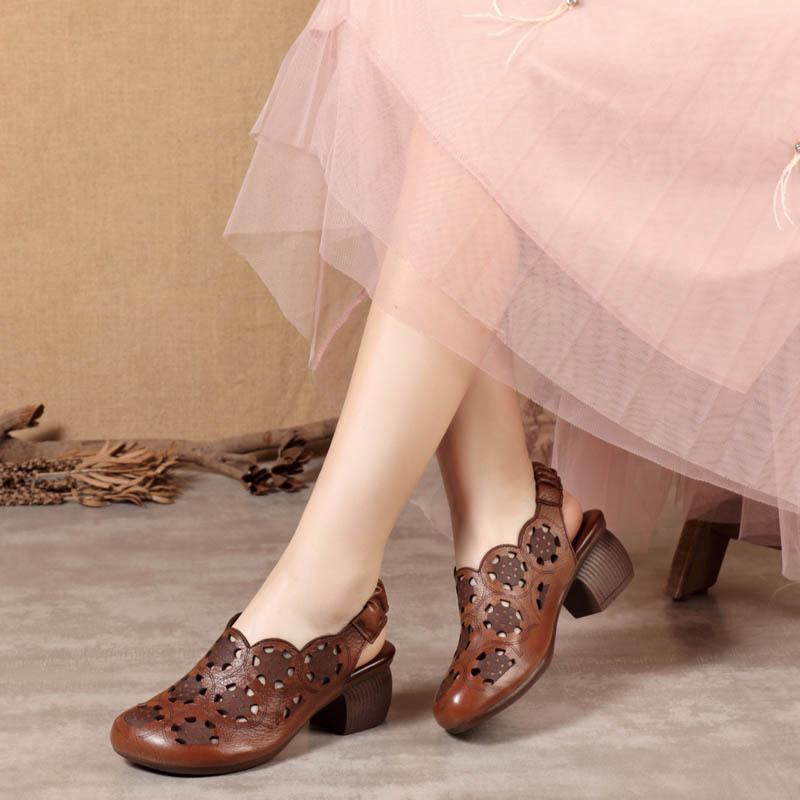 Women Leather Sandals Low Heels Embroidery Genuine Leather Summer Shoes For Women Handmade Sandals Retro Shoes2021 SLip ON, Black
Women Leather Sandals Low Heels Embroidery Genuine Leather Summer Shoes For Women Handmade Sandals Retro Shoes2021 SLip ON, Black
